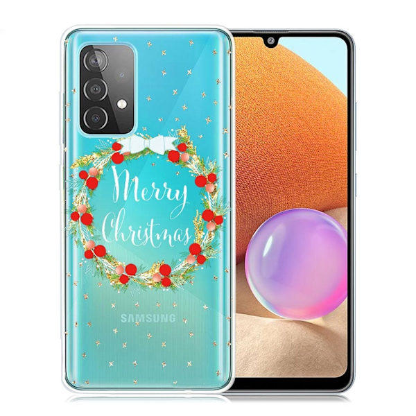 Juleveske til Samsung Galaxy A32 - Julekrans Multicolor