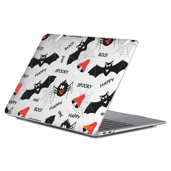 HAT PRINCE MacBook Pro 14 M1 / M1 Max (A2442, 2021) søtt deksel i dyrestil - Flaggermus Black