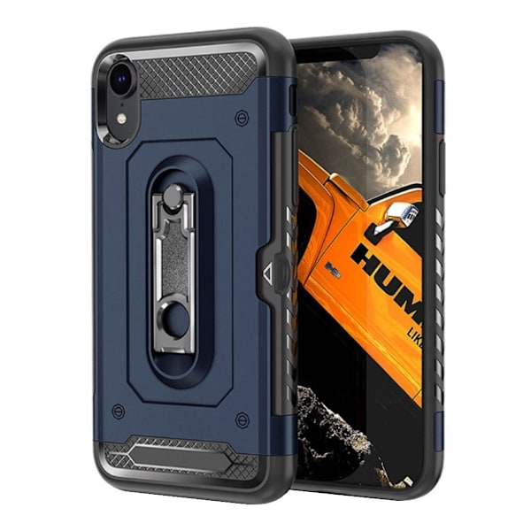 iPhone 9 beskyttende cover af hybridmateriale - Blå Blue