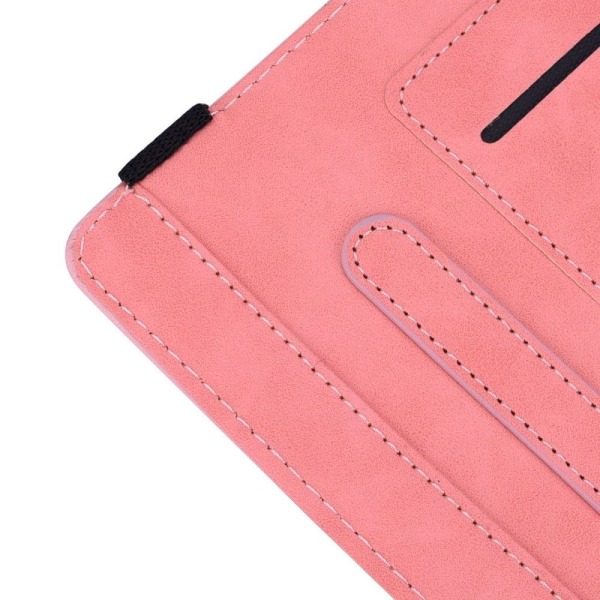 Lenovo Tab M10 Plus (Gen 3) flower pattern leather case - Pink Pink