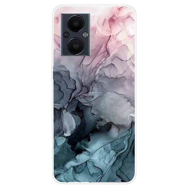 Marble OnePlus Nord N20 5G Suojakotelo - Rose And Greyish Blue Clouds Multicolor