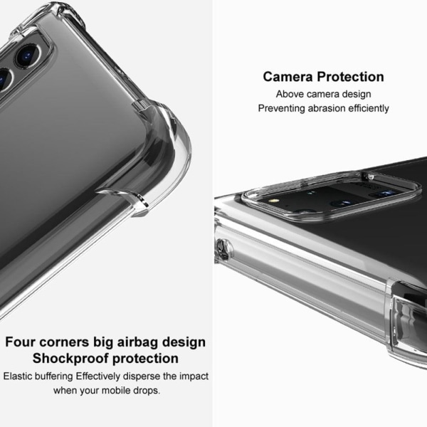 IMAK Airbag-cover til Google Pixel 7 - Transparent Transparent