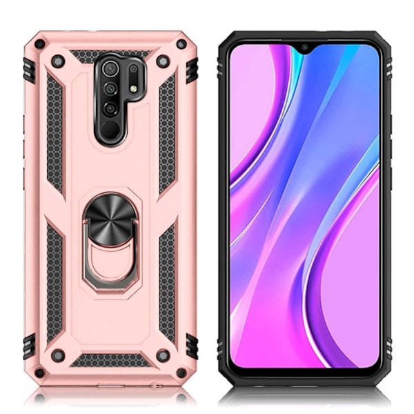 Bofink Combat Xiaomi Redmi 9 Etui - Rose Gull Pink