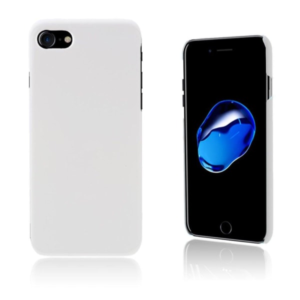 Sund iPhone SE 2020 / 8 / 7 gummibelagt beskyttelses cover - Hvid White