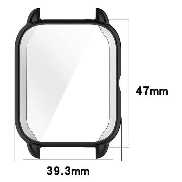 Haylou RS4 Plus LS11 / LS12 Joustava Watch Case Bump Proof Protective Cover - Läpinäkyvä Transparent