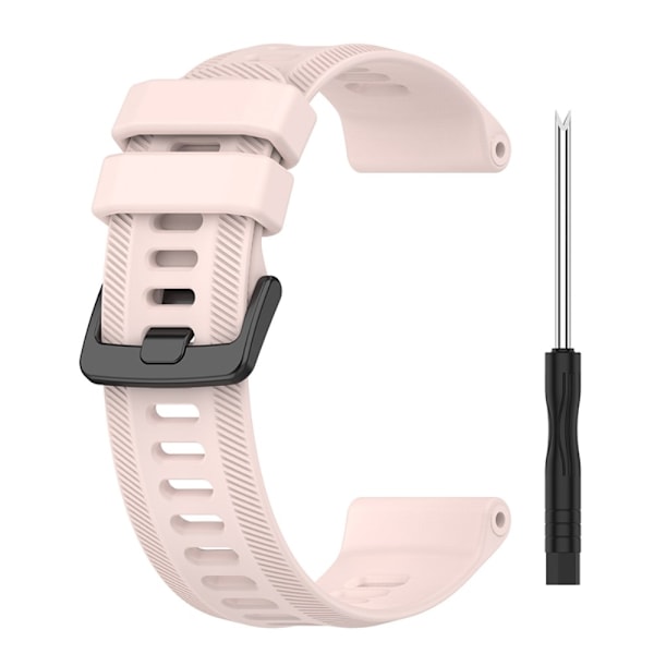 Garmin Forerunner 955 urrem i twill-stil - Lyserød Pink