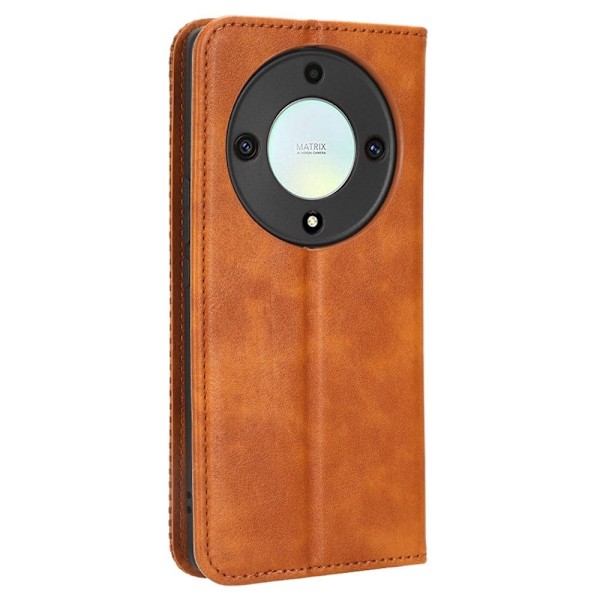 Bofink Vintage Honor Magic5 Lite / X9a / X40 Nahkakotelo - Ruskea Brown