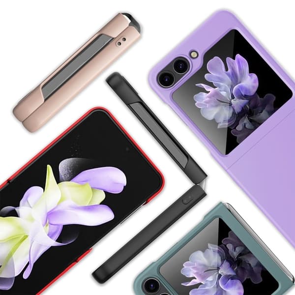 Samsung Galaxy Z Flip5 ultratynt deksel - Rose Gull Pink
