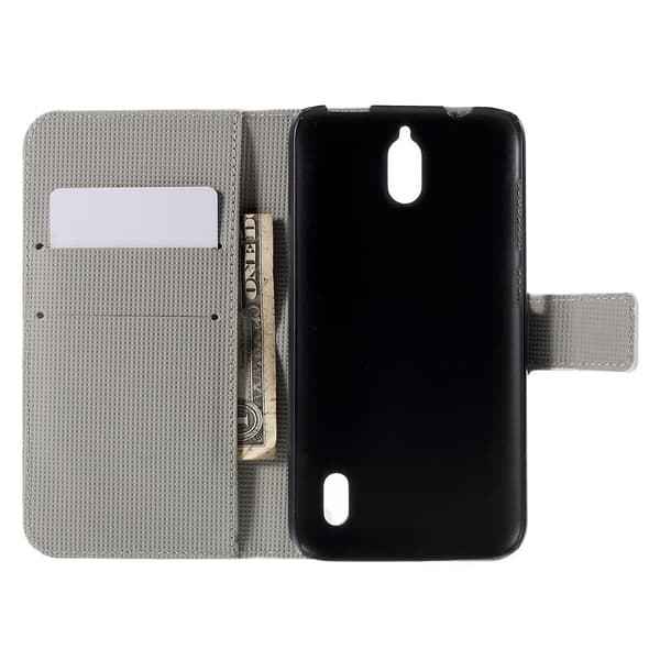 Moberg Huawei Y625 Lær Kortholder Etui - Napping Ugle Green