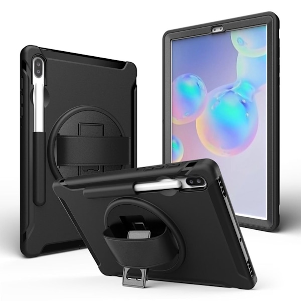 Samsung Galaxy Tab S6 360 vridbart kombinationsfodral - Svart Svart