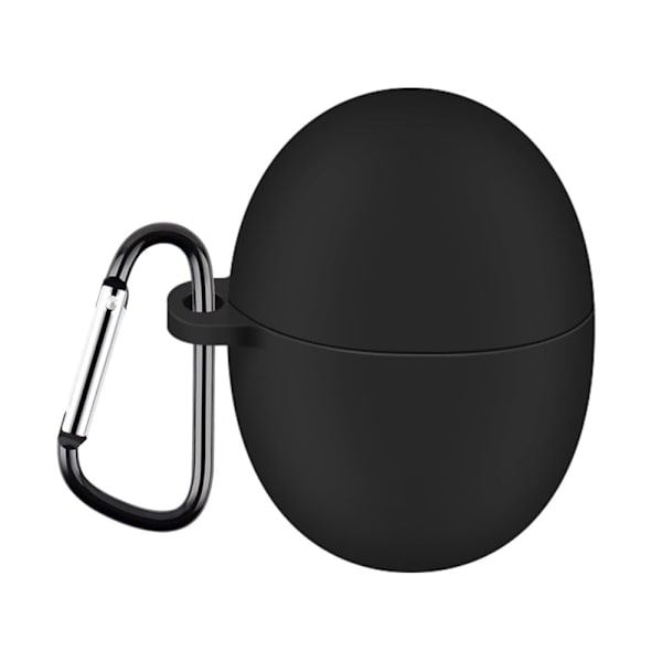 Huawei FreeBuds 5 silikonisuojus koukulla - Musta Black