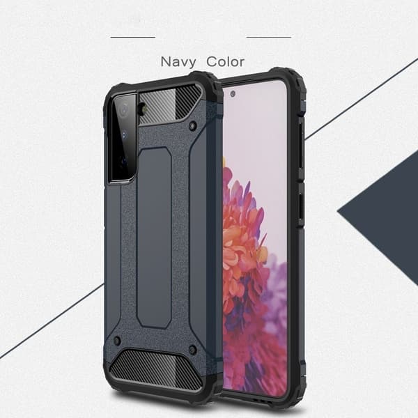 Armour Guard Samsung Galaxy S21 Plus 5G skal - Blå Blå