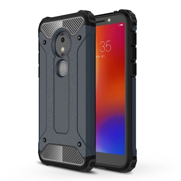 Motorola Moto E5 Play armor guard hybridfodral - Mörkblå Blå