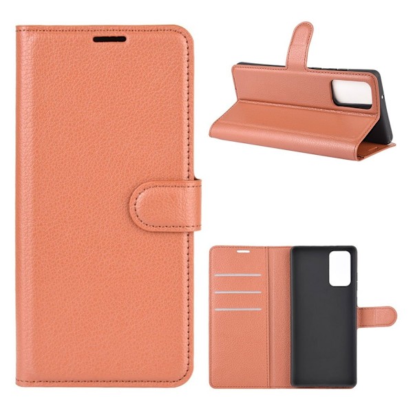 Classic Samsung Galaxy Note 20 flip etui - Brun Brown
