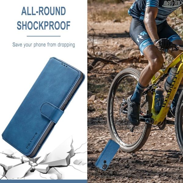 DG.Ming Google Pixel 5a Retro Etui - Blå Blue