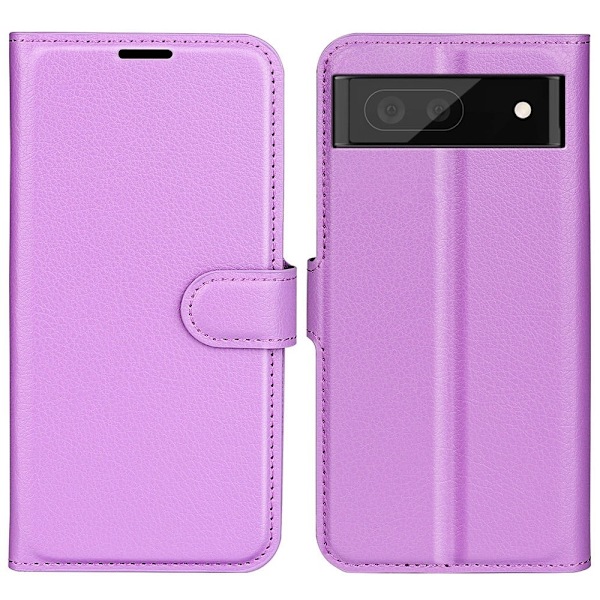 Klassisk Google Pixel 7 Pro flip etui - Lilla Purple