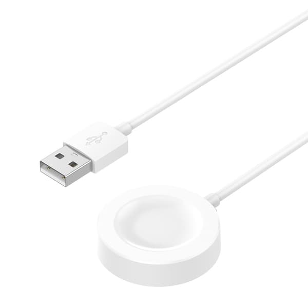 1m Huawei Watch GT Cyber magnetisk ladekabel - Hvit White