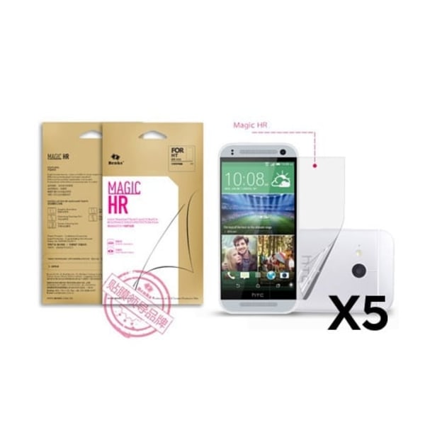 Displayskydd Til HTC One Mini 2 - 5 Stycken Transparent