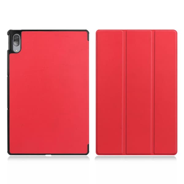 Lenovo Tab P11 Pro kolminkertainen nahkakotelo - Punainen Red
