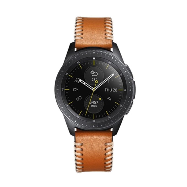 20mm Samsung Galaxy Watch Active genuine leather watch band - Br Brun