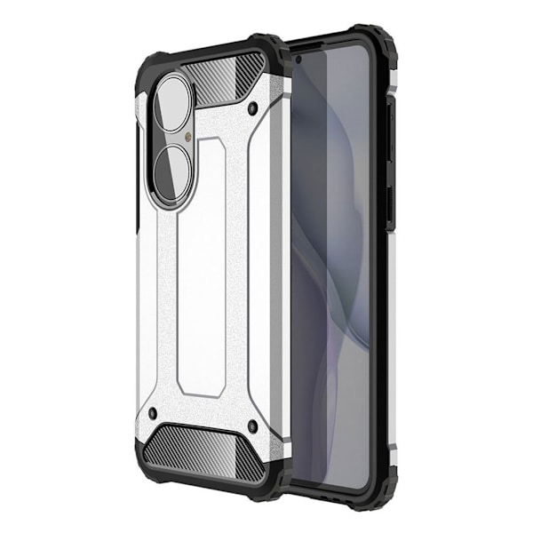 Armour Guard Etui Huawei P50 - Sølv Silver grey