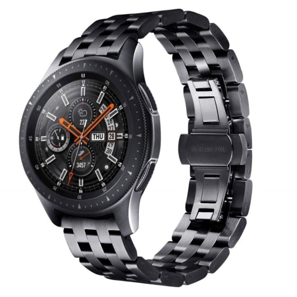 Samsung Galaxy Watch (46mm) klockarmband i rostfritt stål - Svart Svart