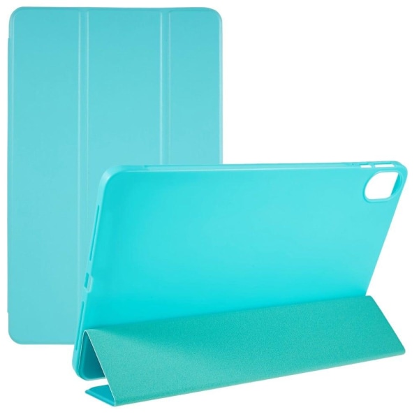 Tri-fold Leather Stand Case for Honor Pad 8 - Lake Blue Blue
