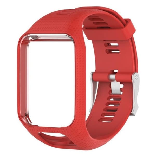 TomTom Sport Runner 2 / 3 silikoninen kellonauha - Punainen Red