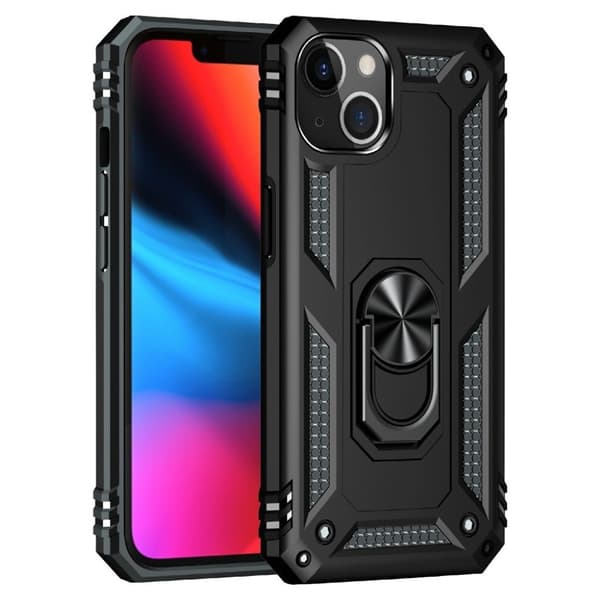 Stødsikkert beskyttelses iPhone 13 cover - Sort Black