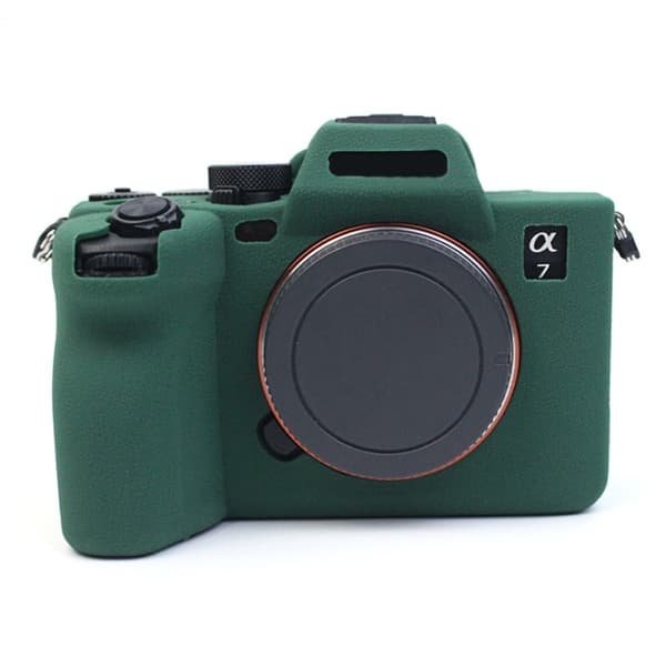 Silikonskydd för Sony A7 IV - Svartaktig Grön Grön