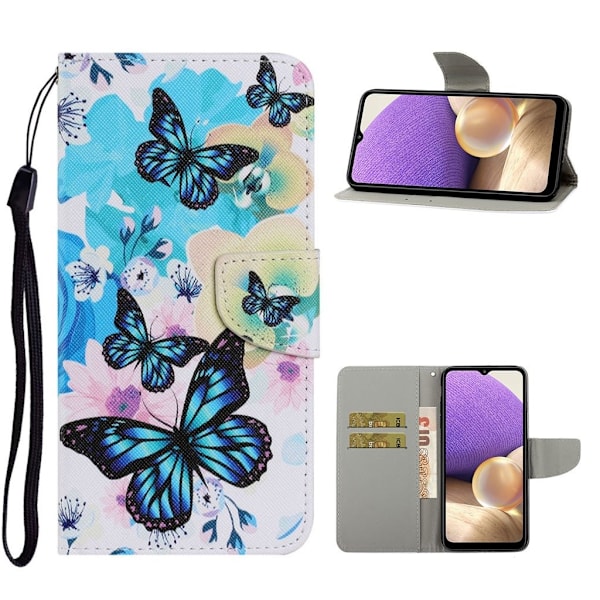 Wonderland Samsung Galaxy A32 fodral -Blå Blå