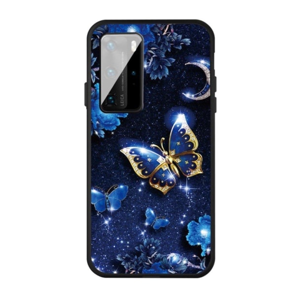 Imagine Huawei P40 Cover - Sommerfugle Blue