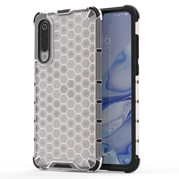 Bofink Honeycomb Xiaomi Mi 9 Pro kuoret - Valkoinen White