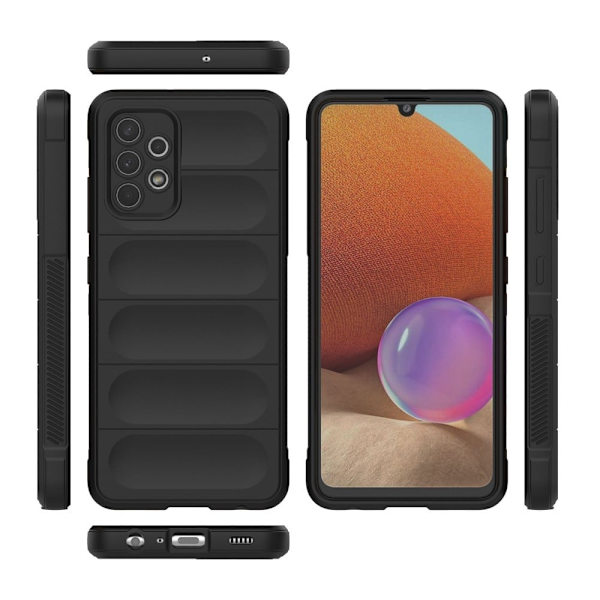 Blødt grebsformet cover til Samsung Galaxy A32 - Blå Blue
