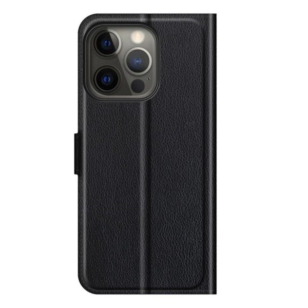 Klassisk iPhone 13 Pro Max flip etui - Sort Black