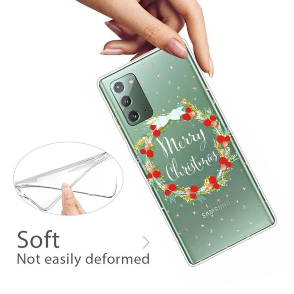 Christmas Samsung Galaxy Note 20 case - Christmas Wreath Multicolor