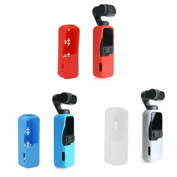 DJI Osmo Pocket 2 RCSTQ silikon fodral - röd Röd