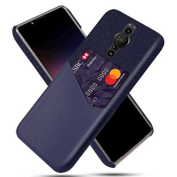 Bofink Sony Xperia Pro-I Kredittkort Deksel - Blå Blue