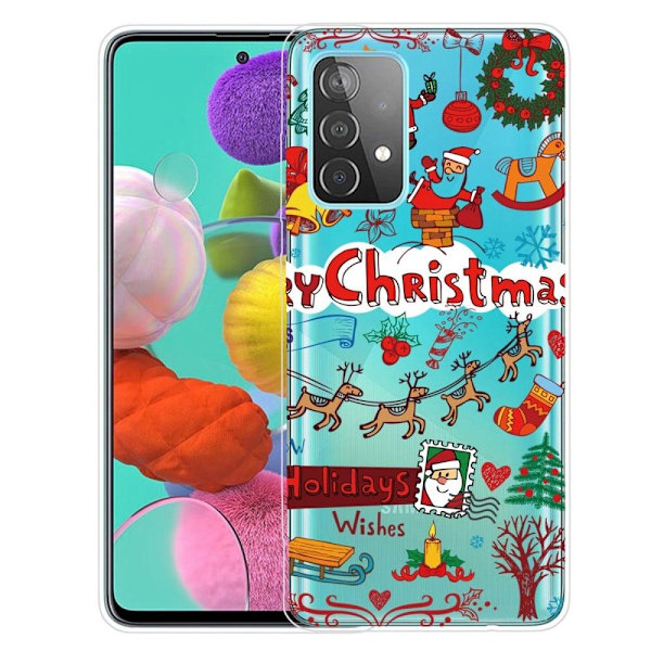 Deco Samsung Galaxy A33 5G kotelot - Joulukoriste Red
