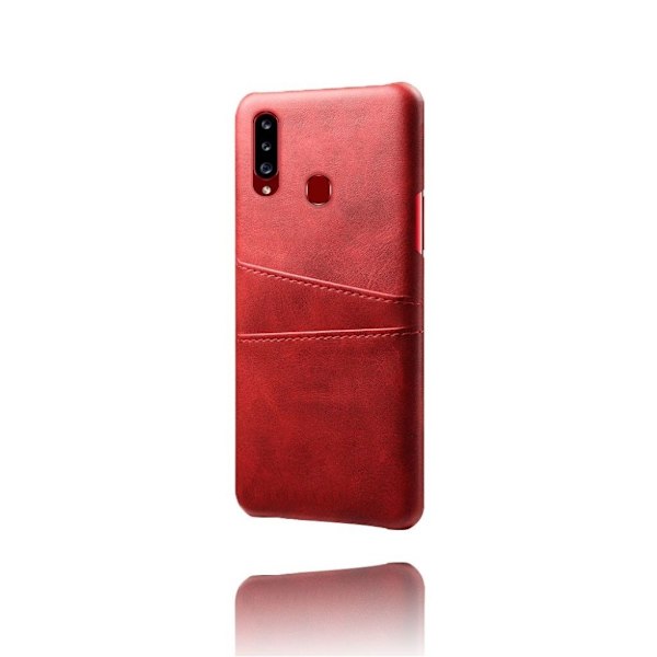 Dual Card case - Samsung Galaxy A20s - Rød Red