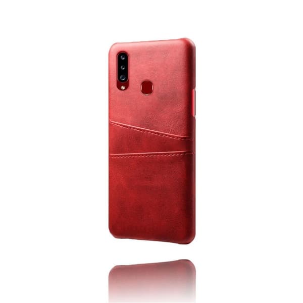 Dual Card Samsung Galaxy A20s kotelot - Punainen Red