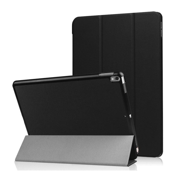 iPad Air (2019) tre-fold læderetui - Sort Black