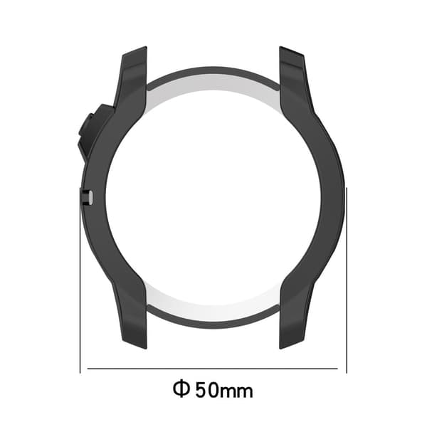 Garmin Fenix 7 / 7 Solar / 7 Sapphire Solar elektropläteringsskydd - Svart Svart