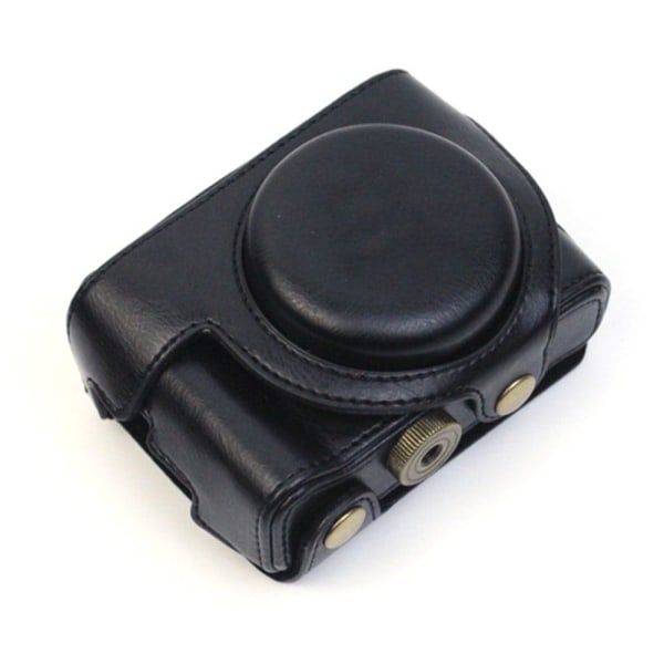 Sony ZV-1 vintage leather case - Black Black