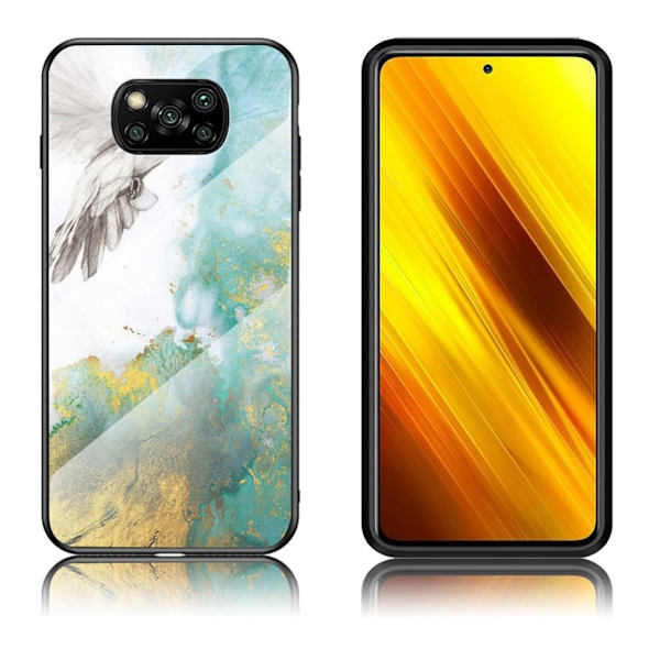 Fantasy Marble Xiaomi Poco X3 NFC cover - Flyvende Due Multicolor
