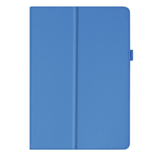 Lenovo Tab E10 Litchi läderfodral - Babyblå Blå