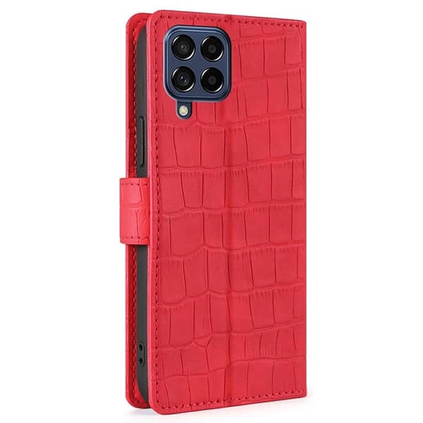 Croco Samsung Galaxy M53 5G cover - Rød Red
