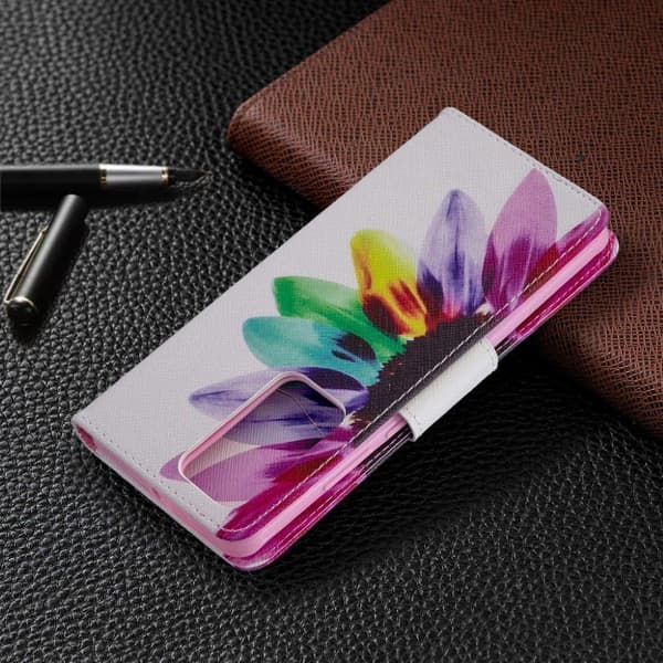 Wonderland Huawei P40 Pro etui - Farverige Blade Multicolor