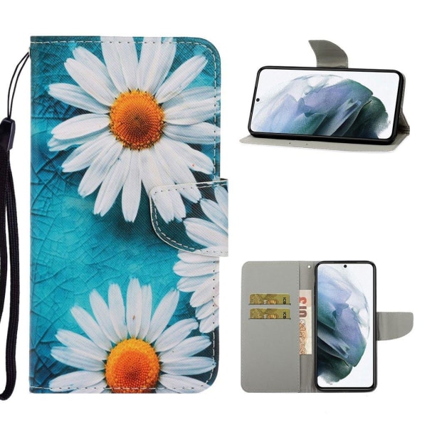 Wonderland Samsung Galaxy S21 FE Flip etui - Krysantemum Multicolor