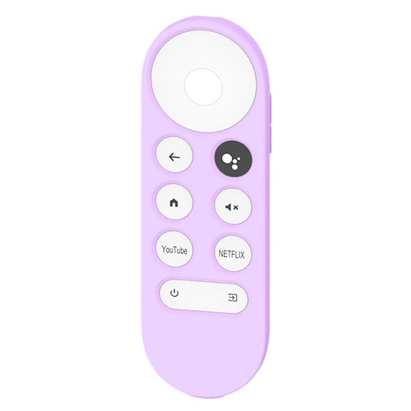 Google Chromecast 2020 TV X-tyylinen silikonisuojus - Vaaleanvioletti Purple